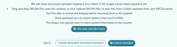 Request Imaging Uploader